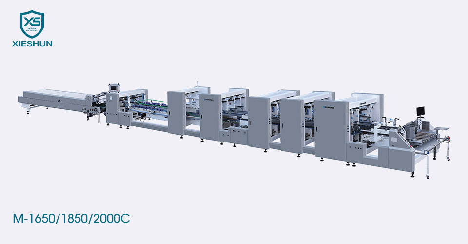 โฟลเดอร์ Gluer ที่ทำงานหนักอัตโนมัติ 4 และ 6 โฟลเดอร์